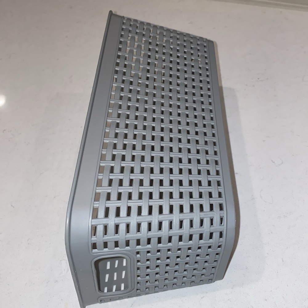 Silver Woven Storage Basket - Picture 10 of 10